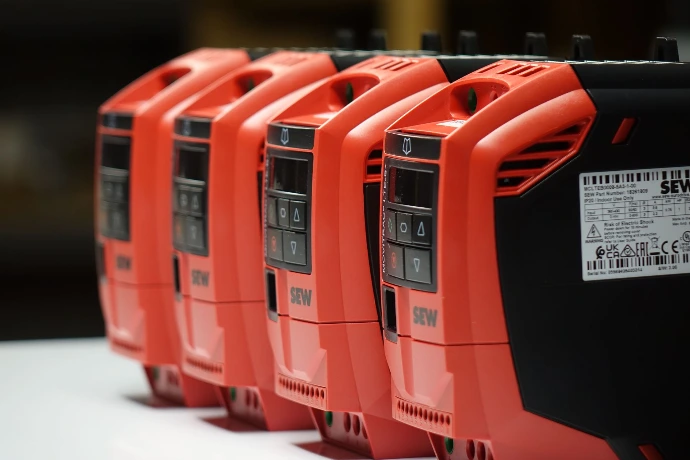 Row of SEW Eurodrive VFD's